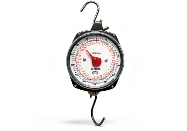 Taylor Dial Style 70-Pound Industrial Hanging Scale LCD 0.1lb Accuracy-2