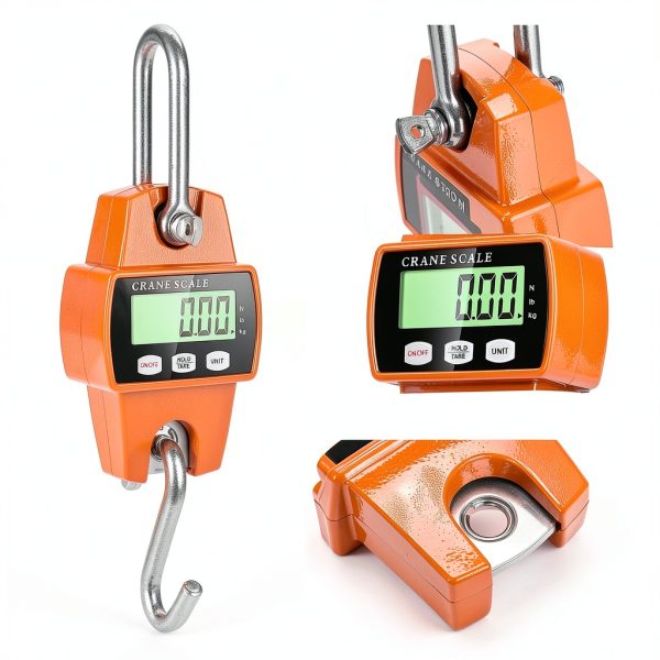 Hanging Scale 660lb 300kg Drcowu Handheld Crane Scale with LCD Display-4
