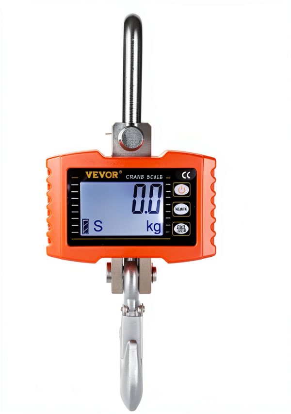 Mophorn Hanging Scale 1000kg Digital Heavy Duty Orange Crane Scale-2