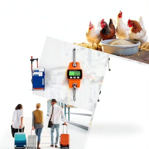 Hanging Scale 660lb 300kg Drcowu Handheld Crane Scale with LCD Display-1