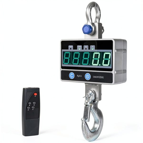 2000KG 4400LBS 2Ton Digital Crane Scale GW92 Aluminum LED Display-0