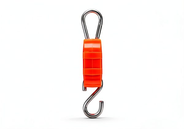 Klau Portable Crane Scale 250 kg / 500 lb Heavy Duty Digital Hanging Scales LCD Display with Backlight for Home Farm Hunting Outdoor Orange-4
