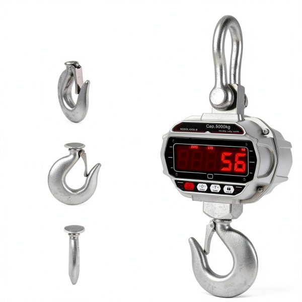 5000kg/11000lbs Crane Scale 5Ton Digital Hanging Scale Heavy Duty Industrial Electronic Scale with Hook-1