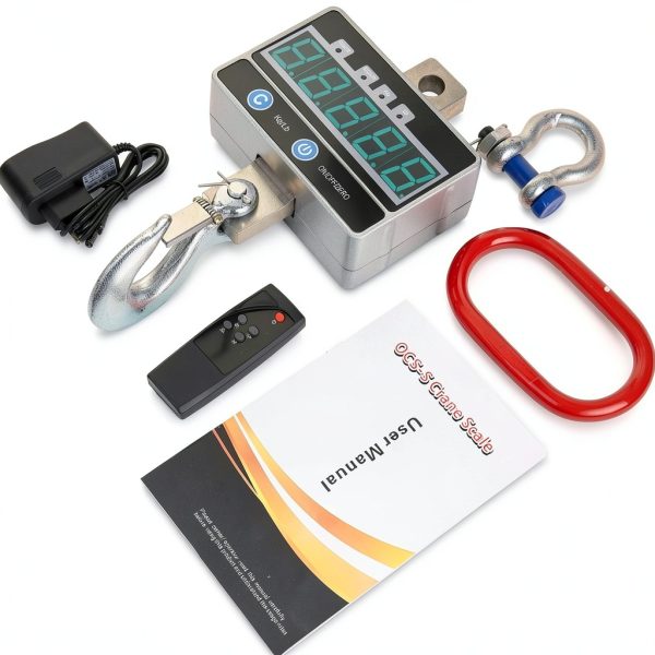 2000KG 4400LBS 2Ton Digital Crane Scale GW92 Aluminum LED Display-5