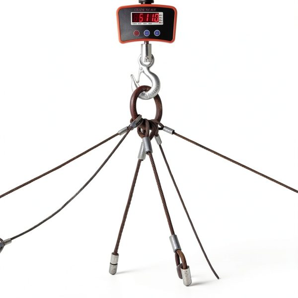 Crane Scale Bonvoisin 2200lb Hanging Scale with Rechargeable Battery-1