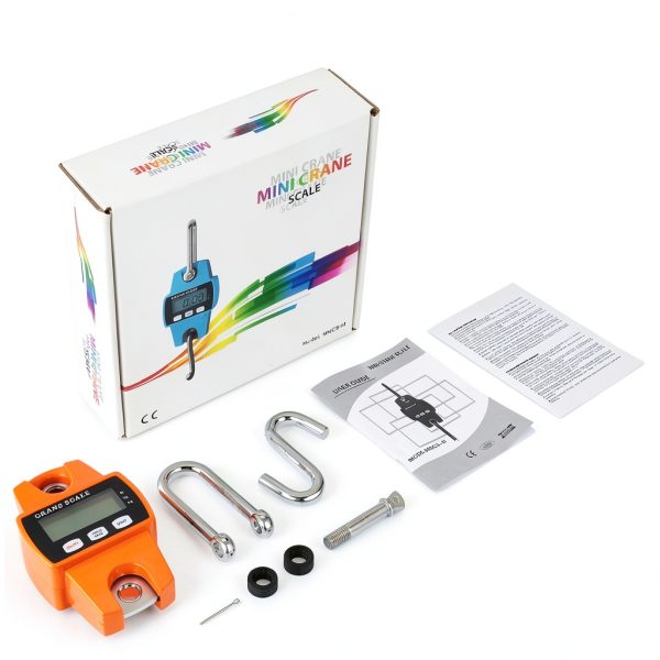 Hanging Scale 660lb 300kg Drcowu Handheld Crane Scale with LCD Display-7