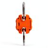 Klau Portable Crane Scale 250 kg / 500 lb Heavy Duty Digital Hanging Scales LCD Display with Backlight for Home Farm Hunting Outdoor Orange-3