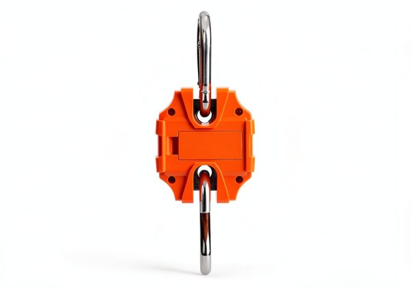Klau Portable Crane Scale 250 kg / 500 lb Heavy Duty Digital Hanging Scales LCD Display with Backlight for Home Farm Hunting Outdoor Orange-3