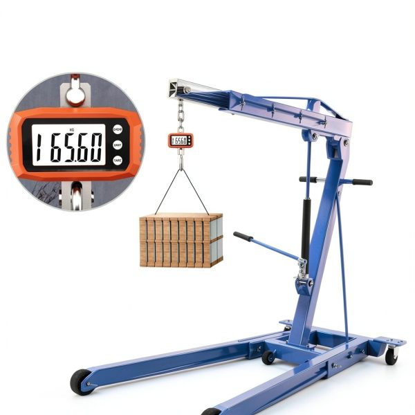 Digital Crane Scale 1000kg ccweigh Aluminium Housing, Steel Handle-1