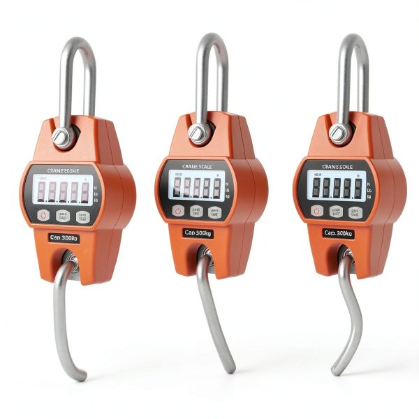 Hanging Scale WISHSOM 660lb/300kg Aluminum Crane Scale with LCD-6