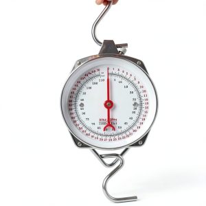 Hanging Scale WISHSOM Mechanical Crane Scale Dual Unit Stainless Hooks-0