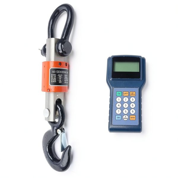 10T Industrial Heavy Duty Hanging Scale, 22000 LB Industrial Crane Scale with Handheld Meter Electronic Hanging Scale with Hook-2