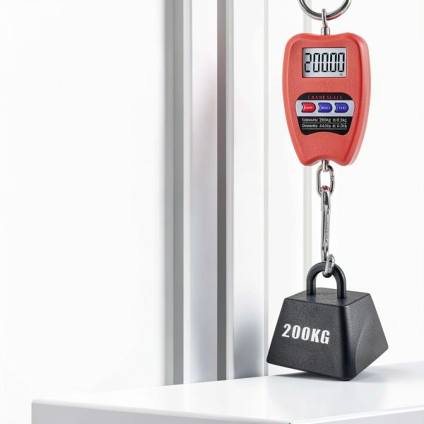 Goture Digital Hanging Scale,200kg/440lbs Crane Scales,Fishing Scale with LED Display, Heavy Duty Hanging Weight Scale for Fishing,Luggage,Big Game,Farm,Hunting,Industries,Warehouse-1