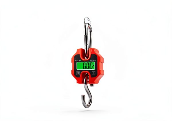 Klau Portable Crane Scale 250 kg / 500 lb Heavy Duty Digital Hanging Scales LCD Display with Backlight for Home Farm Hunting Outdoor Orange-8