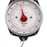 Taylor Dial Style 70-Pound Industrial Hanging Scale LCD 0.1lb Accuracy-0