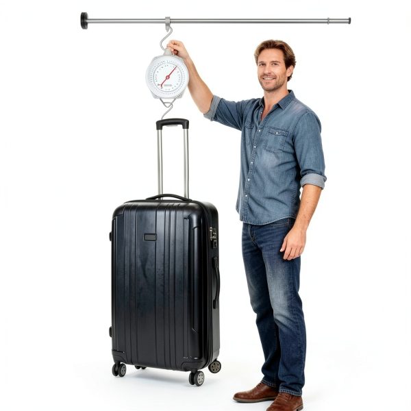 Hanging Scale WISHSOM Mechanical Crane Scale Dual Unit Stainless Hooks-6