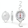 Hanging Scale WISHSOM Mechanical Crane Scale Dual Unit Stainless Hooks-2