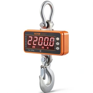 VEVOR Crane Scale Hanging 2200 lbs Cast Aluminum with Remote Control-0