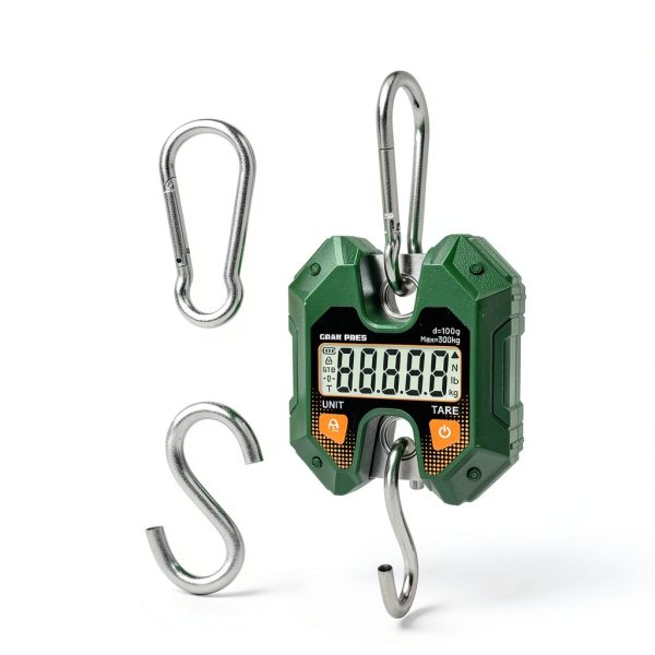 Digital Hanging Scale 300KG 660LB by GRAM PRES GP-ADG Blackish Green-3