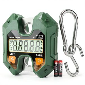 Digital Hanging Scale 300KG 660LB by GRAM PRES GP-ADG Blackish Green-0