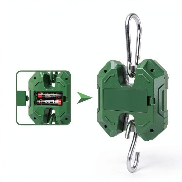 Digital Hanging Scale 300KG 660LB by GRAM PRES GP-ADG Blackish Green-2